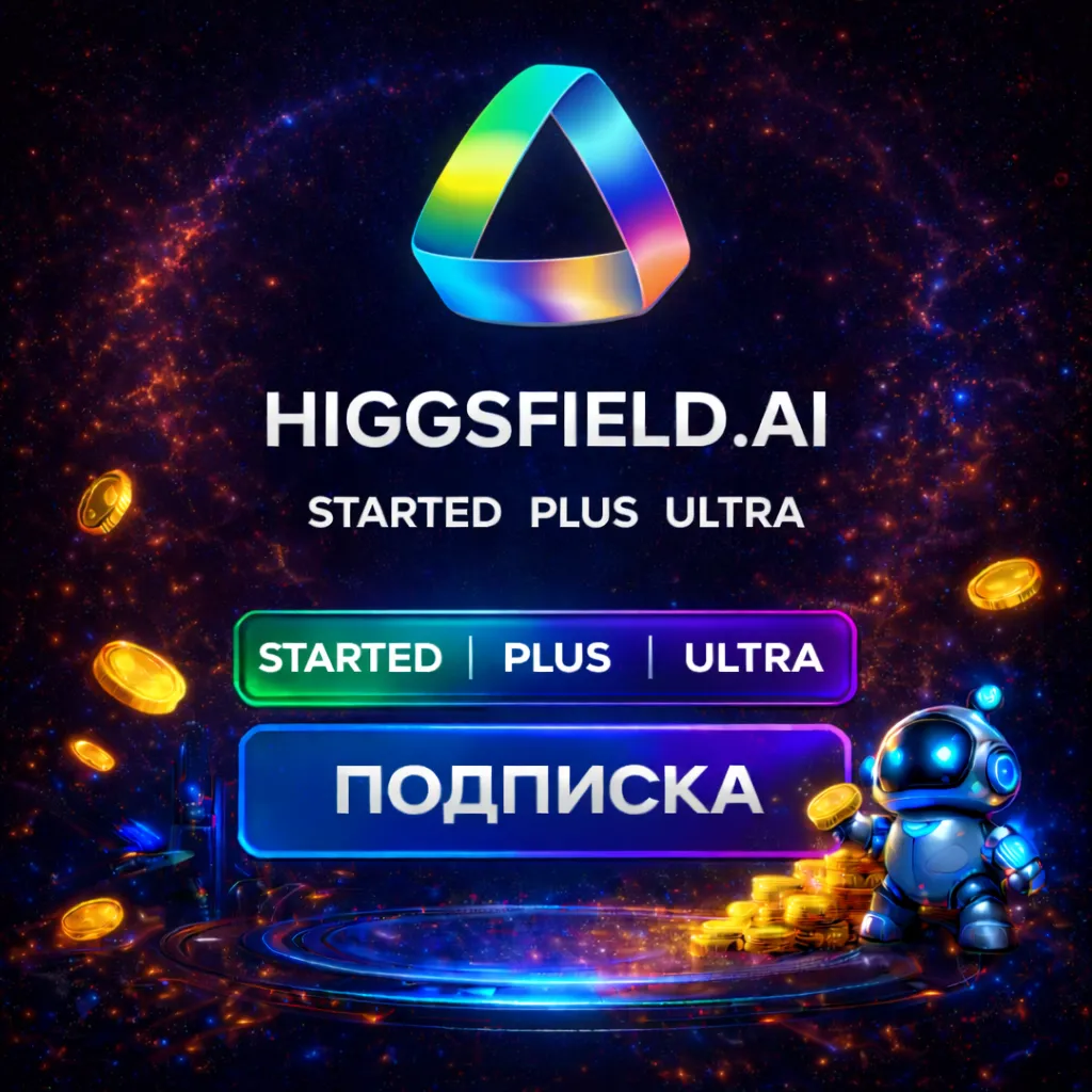 📉 Higgsfield AI ПОДПИСКА | Starter | PLUS | ULTRA💥 БЫСТРО