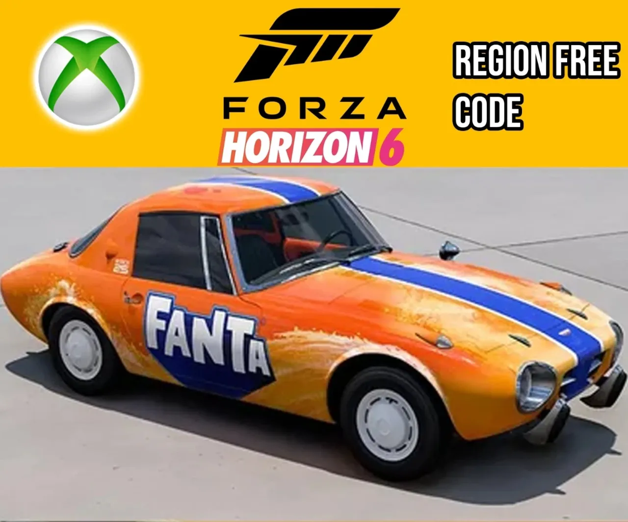 Forza Horizon 6 1965 Toyota Sports 800 Fanta Edition DLC (Xbox)