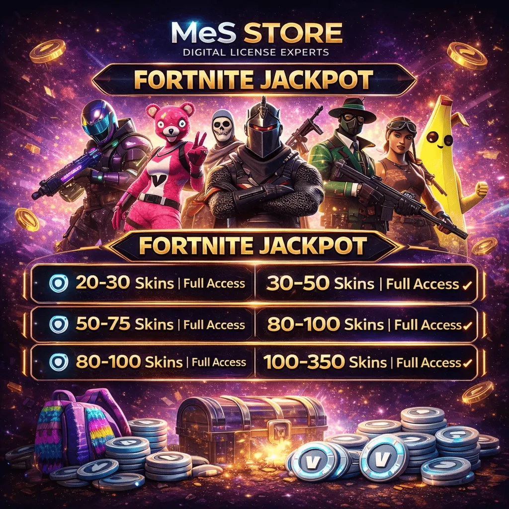 FORTNITE ДЖЕКПОТ | 20-150 СКИНОВ | ШАНС НА OG И РАРИТЕТ | ПОЛНЫЙ ДОСТУП + ПОЧТА - irongamers.ru