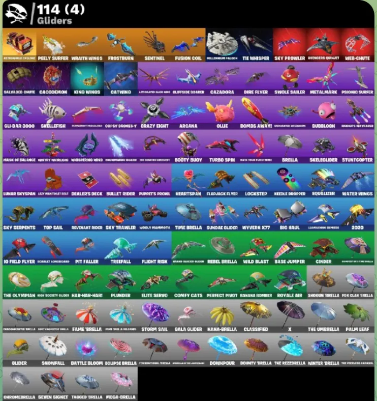 FN (ALL PLATFORMS)  Merry Mint Axe | 74 skins (13 paid) | 1150 VB