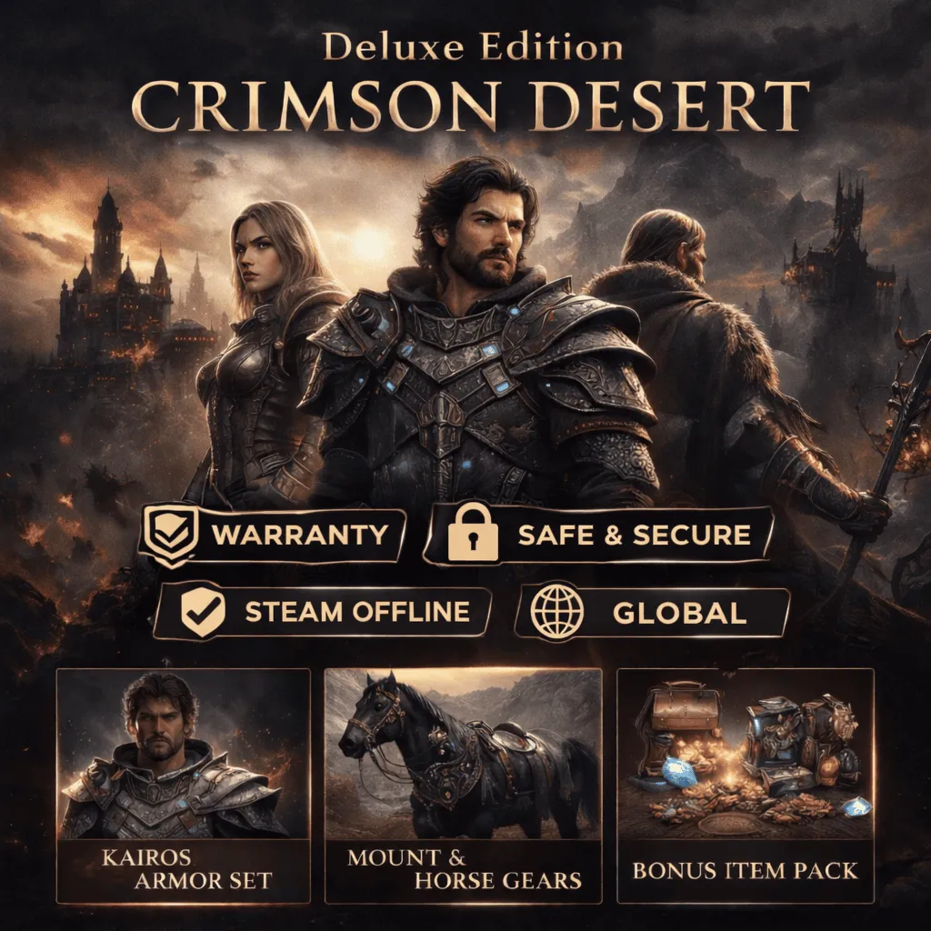 Crimson Desert - Deluxe Edition STEAM ОФФЛАЙН АККАУНТ ГЛОБАЛ - irongamers.ru