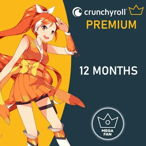 Crunchyroll Mega Fan — 12 месяцев (Обновите свой аккаунт)