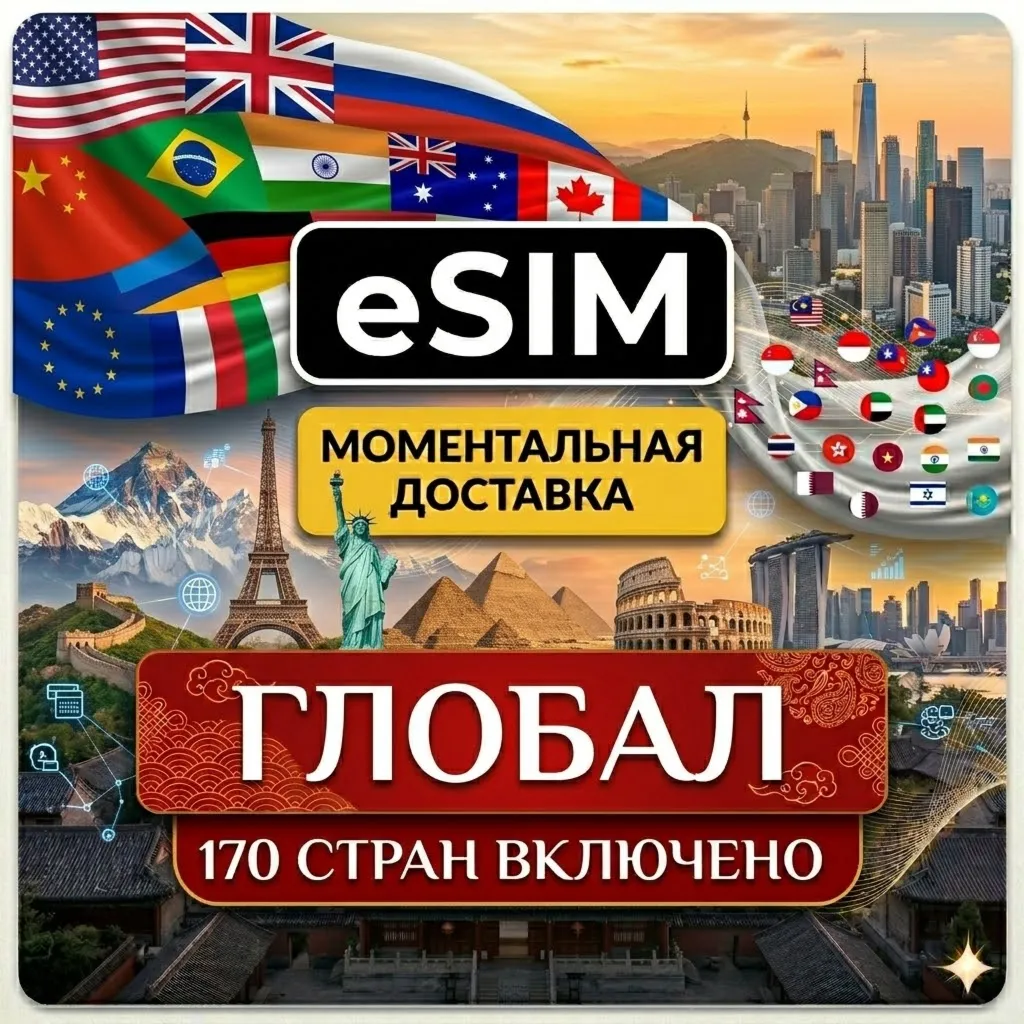 eSIM 170 стран | Интернет / Опция - Звонки - SMS/ AIRALO есим - irongamers.ru