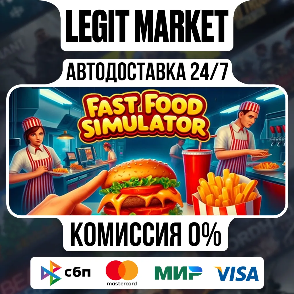 Fast Food Simulator / Steam АВТО / РУ + МИР