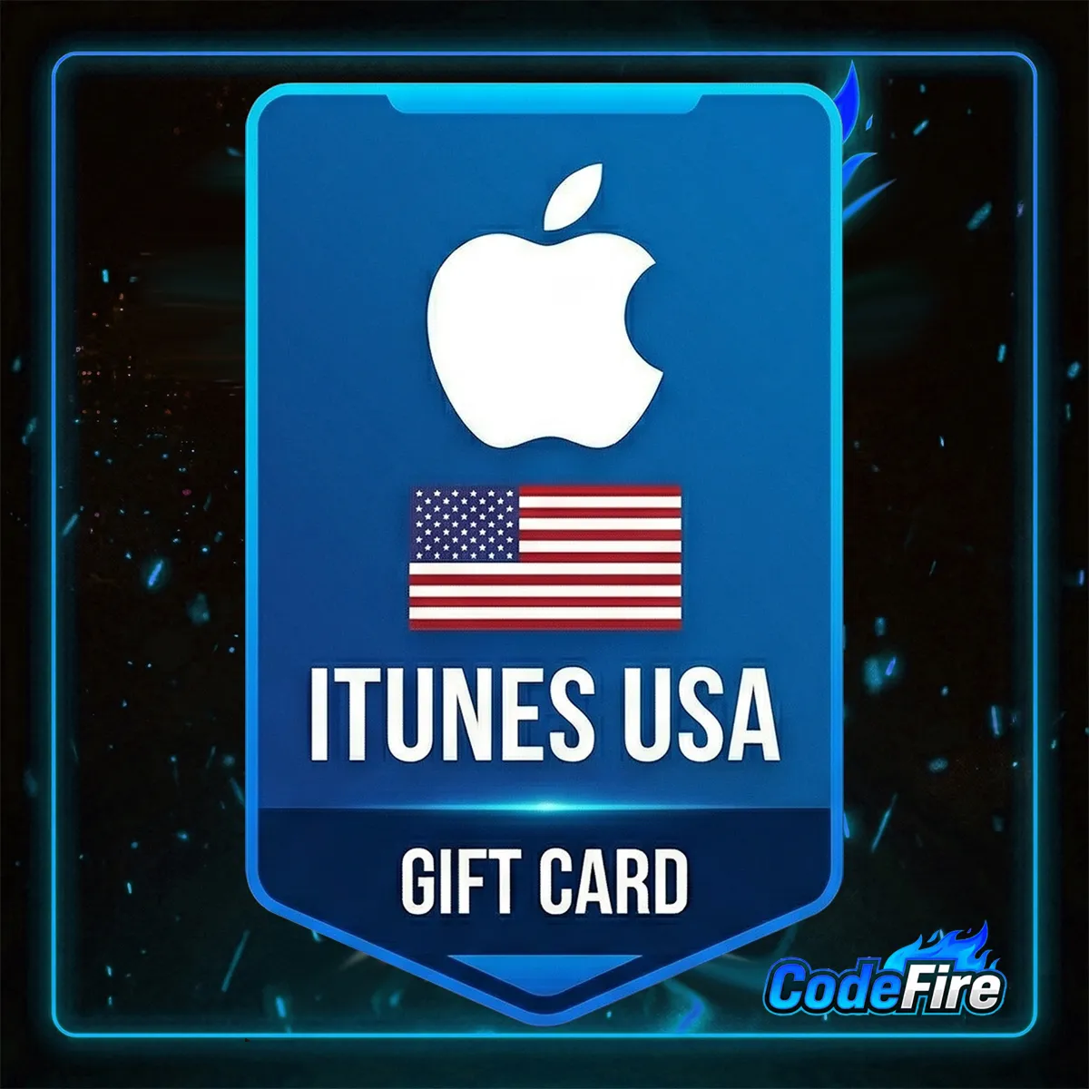 Подарочная карта Apple iTunes США 2-300 USD (низкая цена)