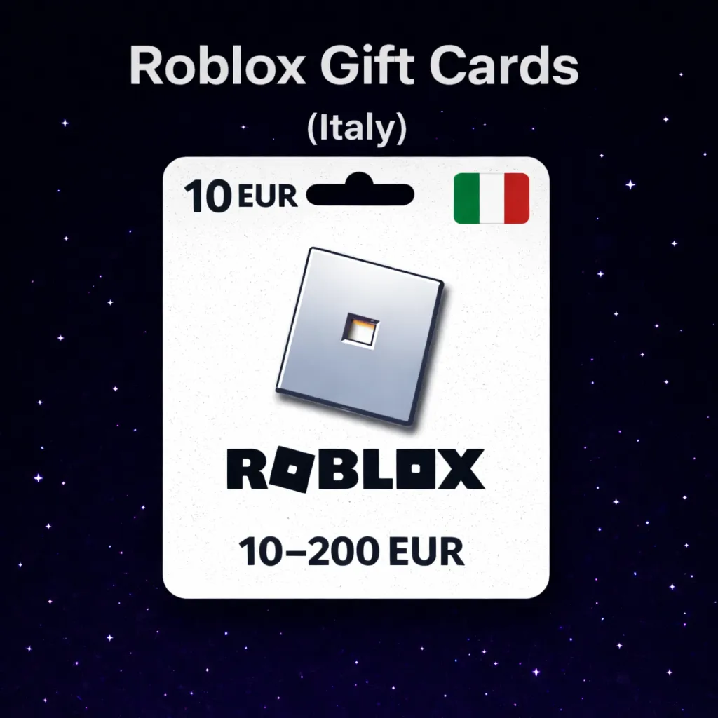 Roblox Gift Cards (Италия) 10–200 EUR | Коды пополнения - irongamers.ru