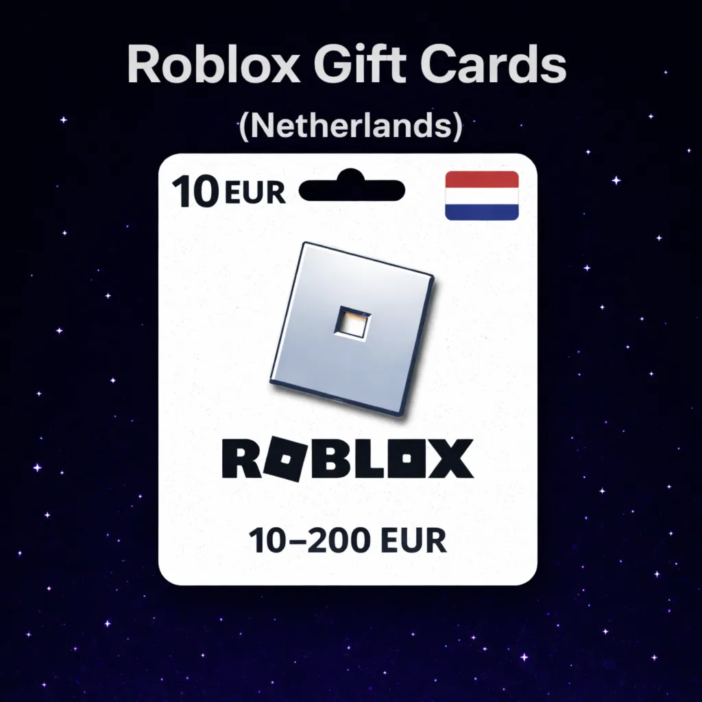Roblox Gift Cards (Нидерланды) 10–200 EUR | Коды пополнения - irongamers.ru