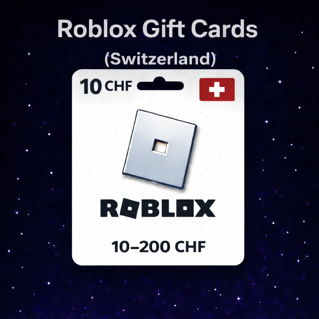 Roblox Gift Cards (Швейцария) 10–200 CHF | Коды пополнения - irongamers.ru