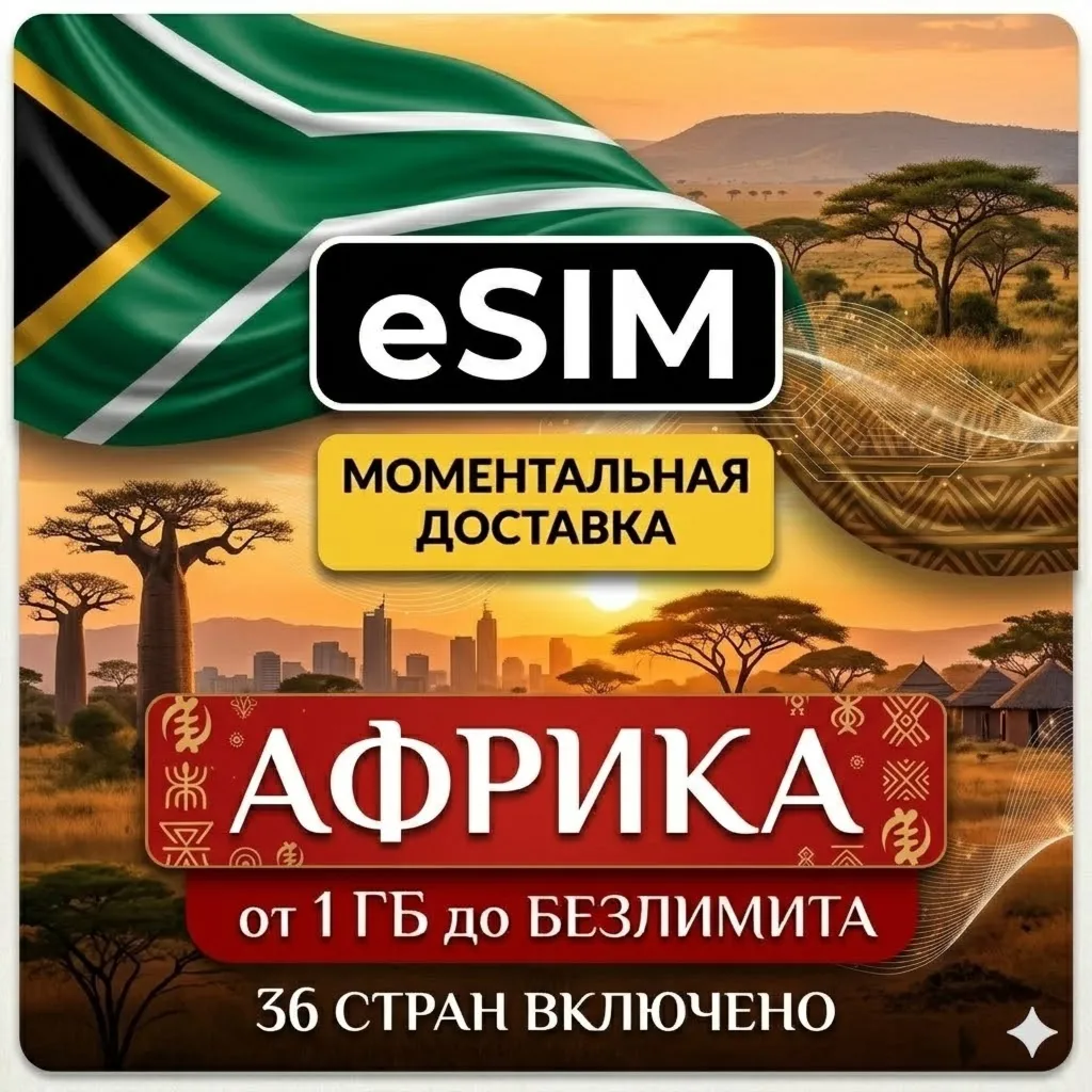 eSIM - Африка (36 стран) | AIRALO | Premium | есим - irongamers.ru