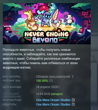 Never Ending Beyond АВТОДОСТАВКА STEAM GLOBAL МГНОВЕННО ЛИЦЕНЗИЯ