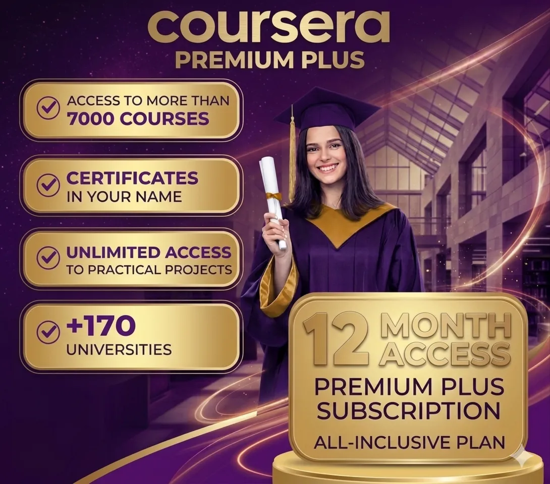 Подписка Coursera Plus на 12 месяцев — Личный аккаунт