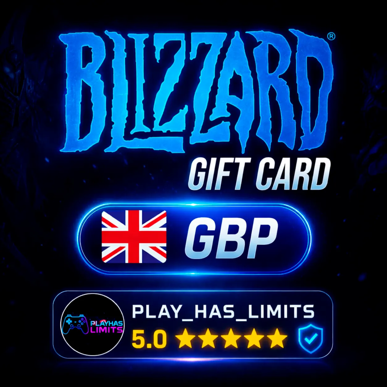 💳 BLIZZARD GIFT CARD 15/40/100 GBP | Великобритания