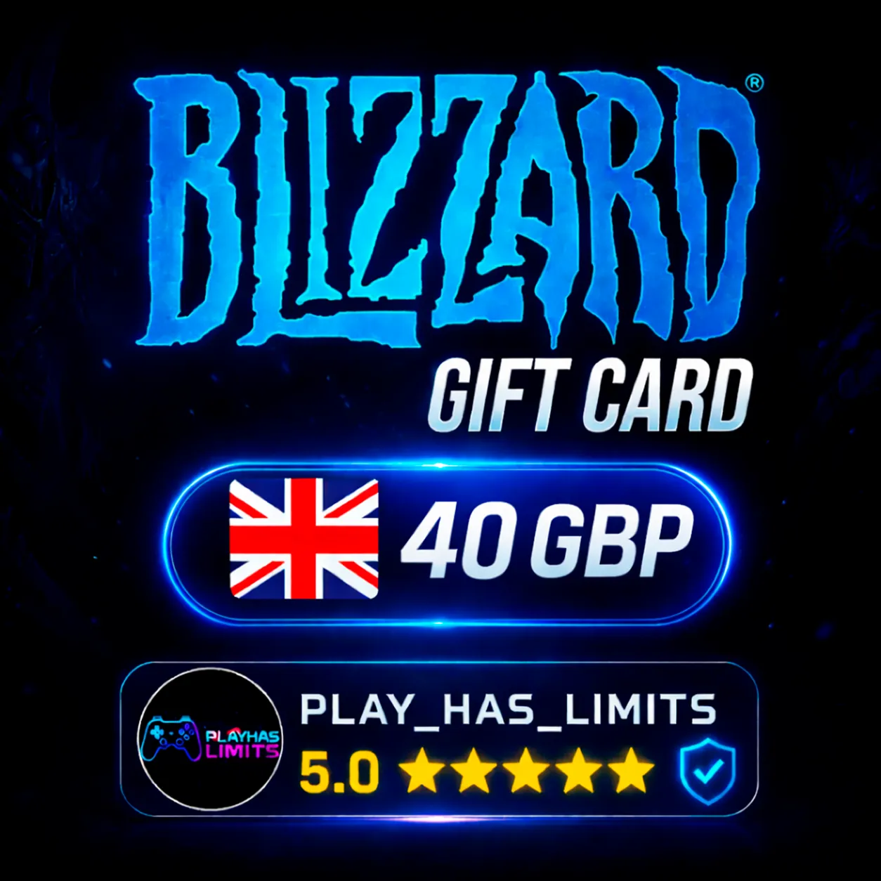 💳 BLIZZARD GIFT CARD 40 GBP | Великобритания