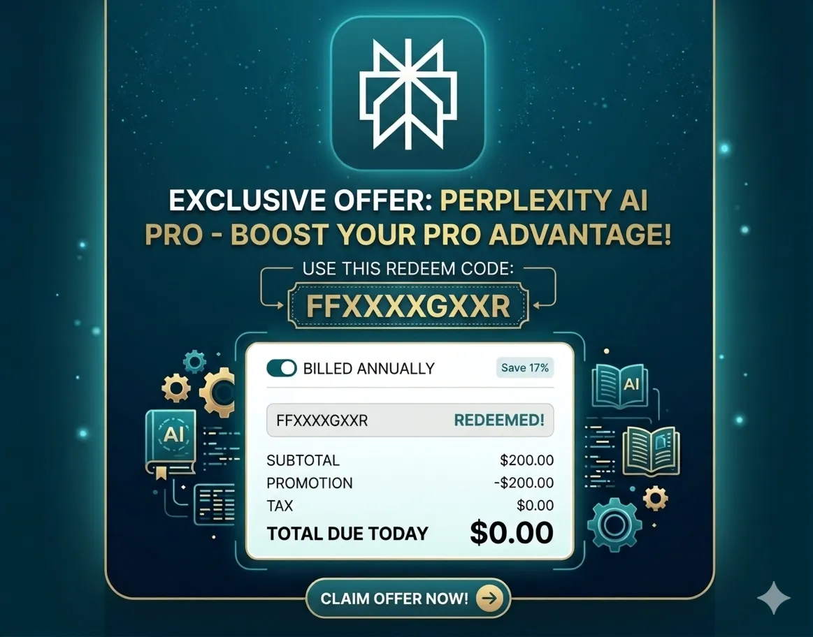 [Official  offer ] Perplexity AI Pro Apply – скидочный код до $200