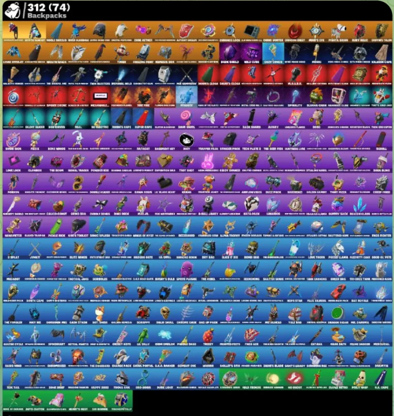 FN ( все платформы)  | 242 скина (42 платных) | 400 VB | Полный доступ