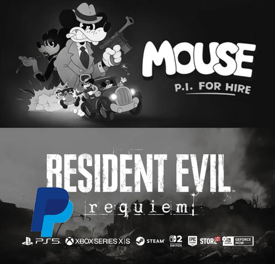 MOUSE: P.I. FOR HIRE + RESIDENT EVIL REQUIEM (Offline steam)