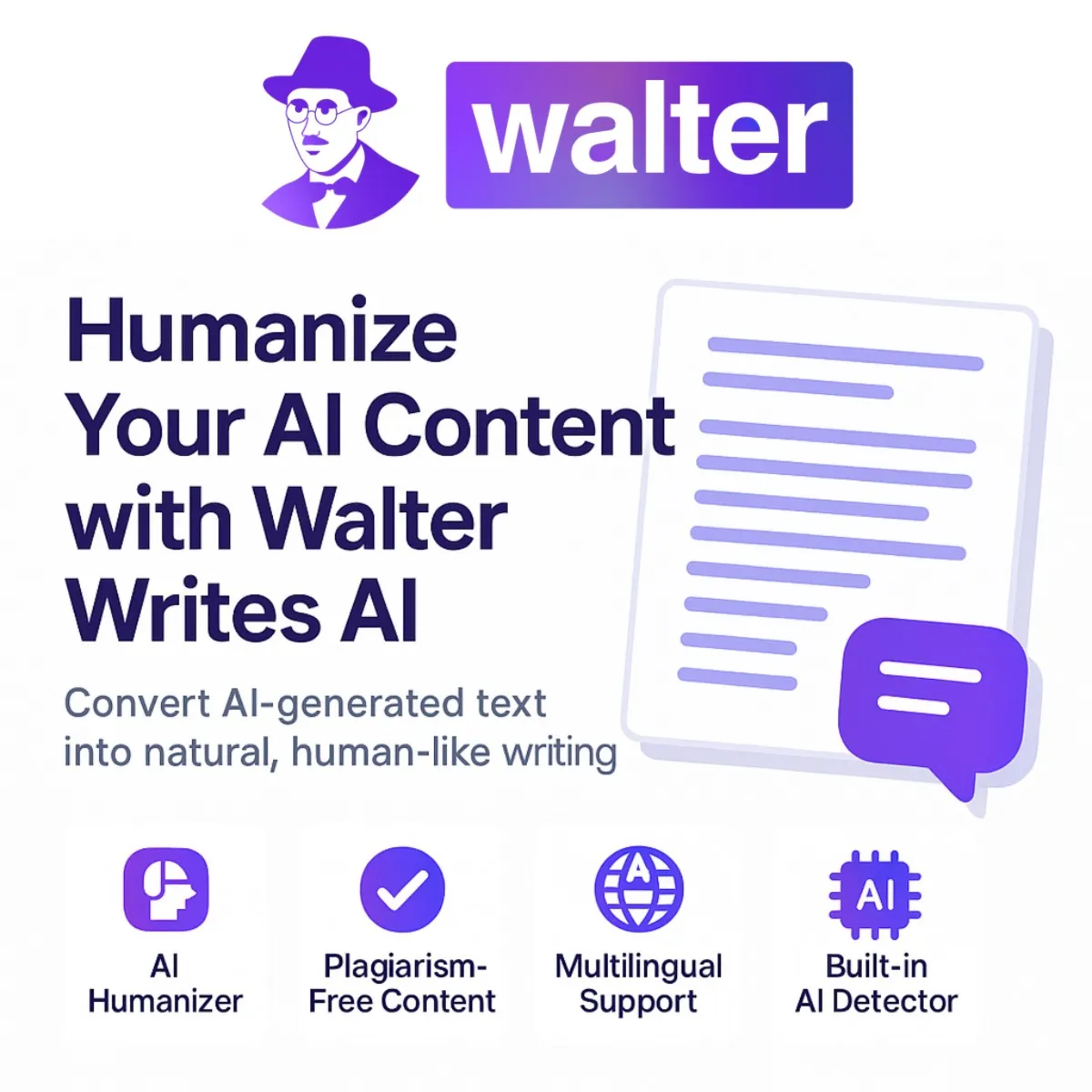 Walter Writes AI Starter Plan | Personal Account 12 months