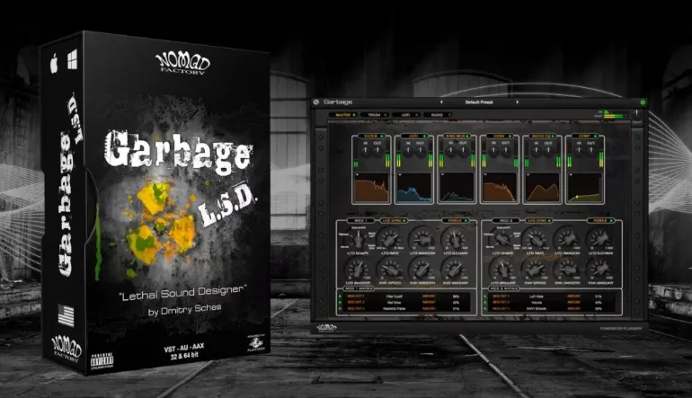 Garbage LSD VST (PC) (1 Device, Lifetime) - Nomad Factory K
