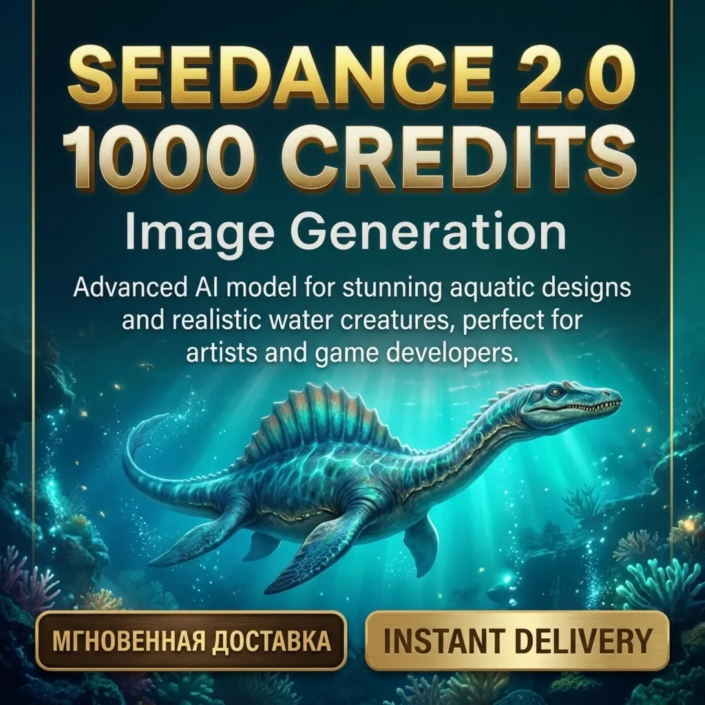 Seedance 2.0 — 1000 Кредитов | ИИ студия генерации видео