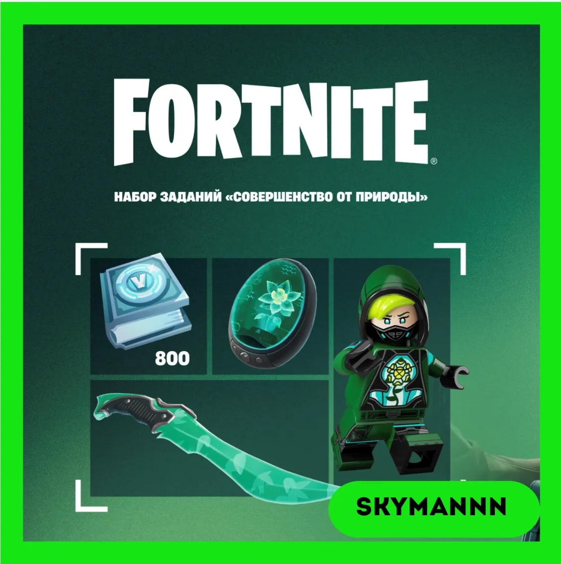 FORTNITE: Совершенство от природы + 800 Vb XBOX/PC КЛЮЧ
