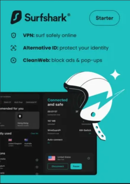 Surfshark  2-Months Trial Key GLOBAL
