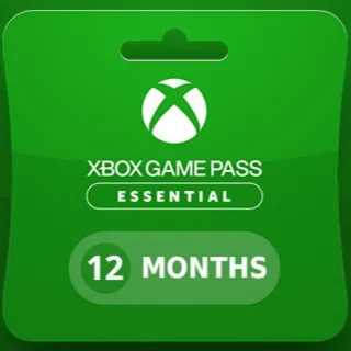 Ключ активации Xbox Game Pass Essential на 12 месяцев [ИНДИЯ]