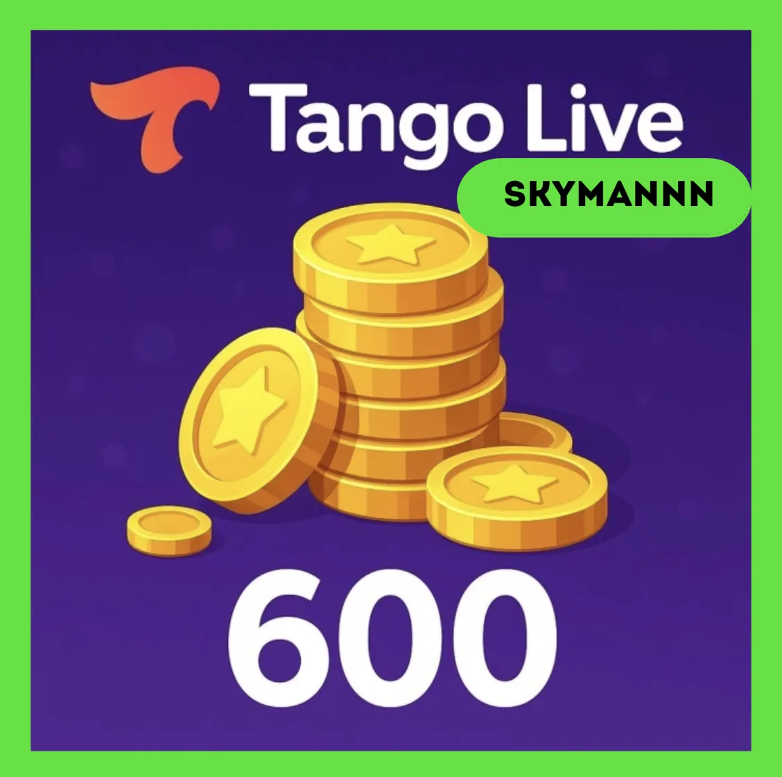 ТАНГО ЛАЙВ | 600 Монет Tango Live КЛЮЧ ЛЮБОЙ РЕГИОН