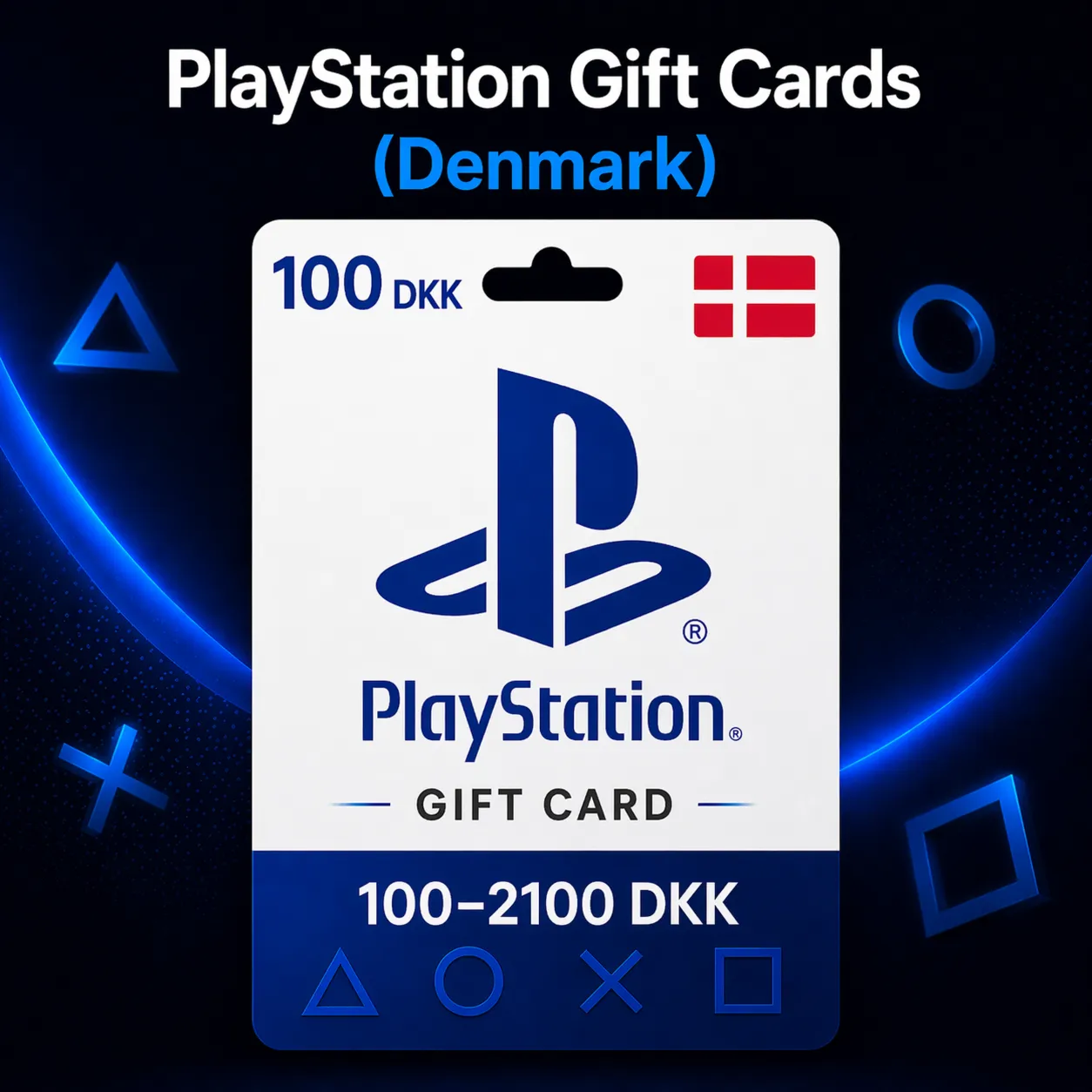 PlayStation Gift Cards Дания (DK) 100–2100 DKK | Коды пополнения PSN