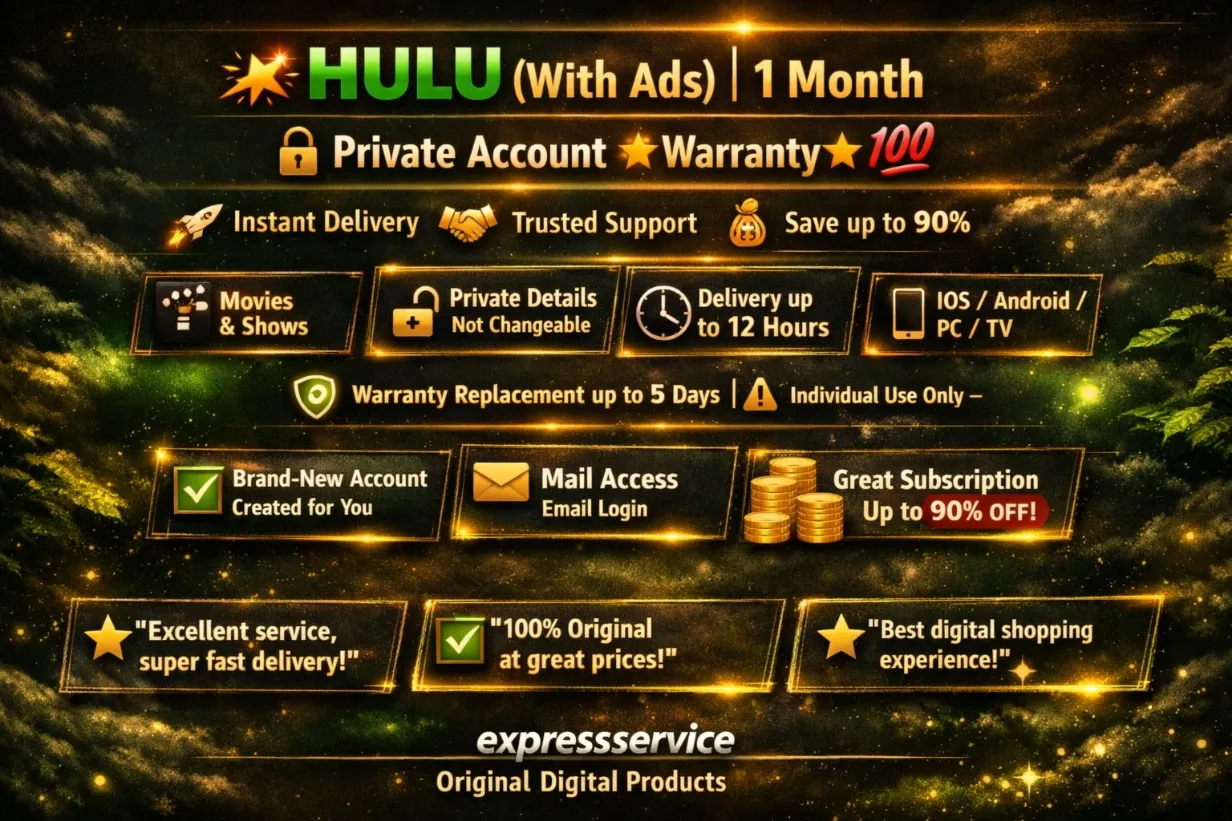 🎬 ✨ ✅ HULU (с рекламой) 💥 |1 месяц 🔒 Приватный ★ Гарантия★ 🚀 Мгновенная доставка 🔥 💯 
