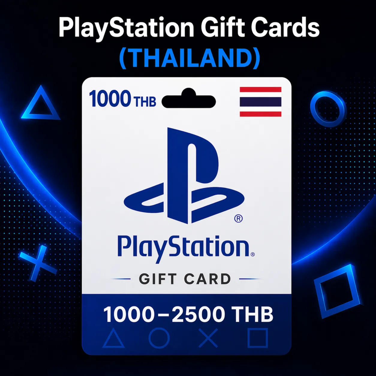 PlayStation Gift Cards Таиланд (TH) 1000–2500 THB | Коды пополнения PSN - irongamers.ru