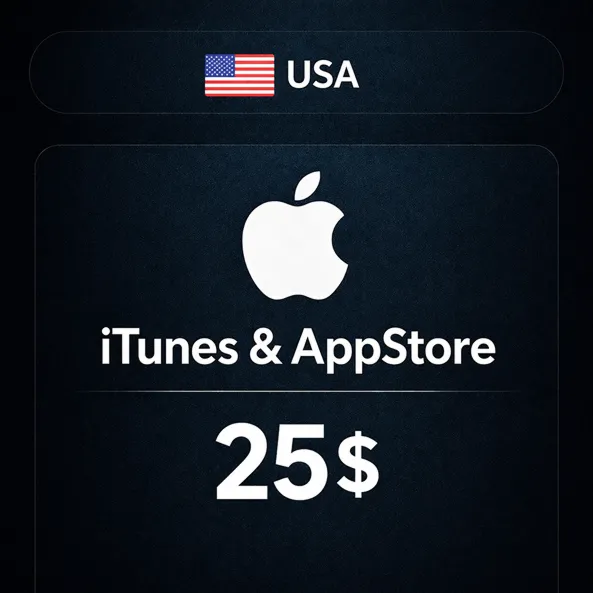 Подарочная карта Apple iTunes (USA) 25$ - irongamers.ru