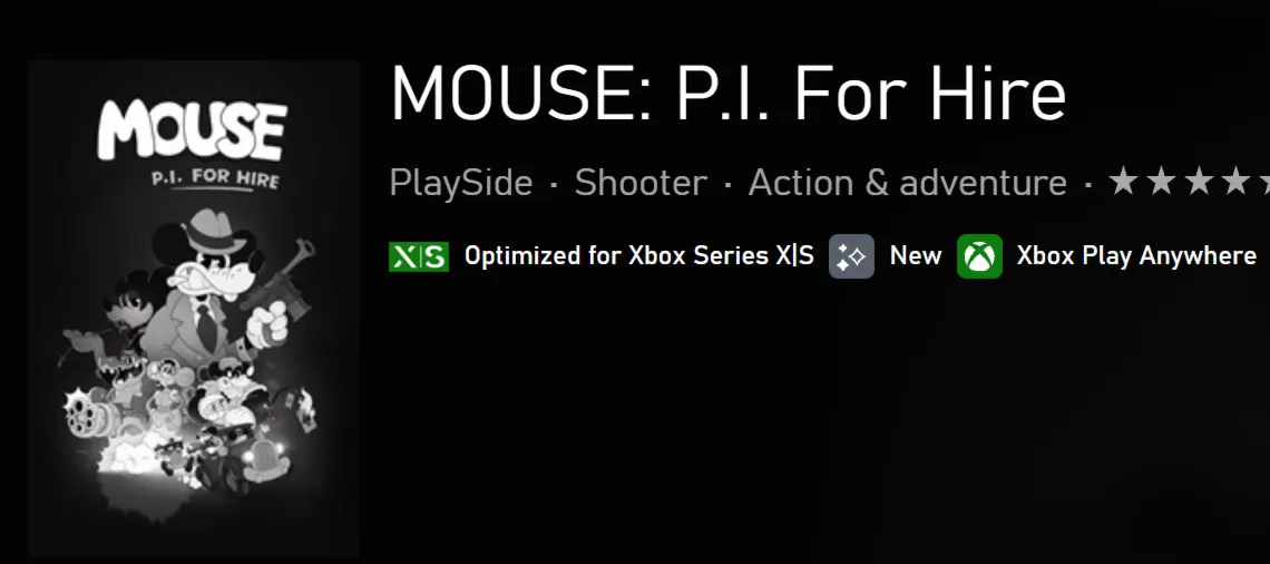 MOUSE: P.I. FOR HIRE XBOX SERIES S|X + PC (WIN) КЛЮЧ/КОД