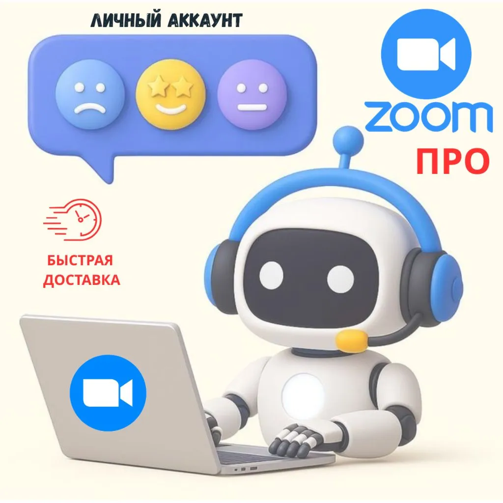 Подписка Zoom Workplace Pro на 1-12 месяцев