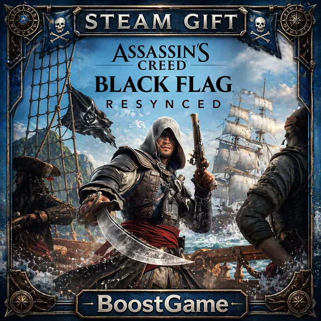 Assassin&acute;s Creed Black Flag Resynced Deluxe Edition・ВЫБОР РЕГИОНА・STEAM GIFT・ - irongamers.ru