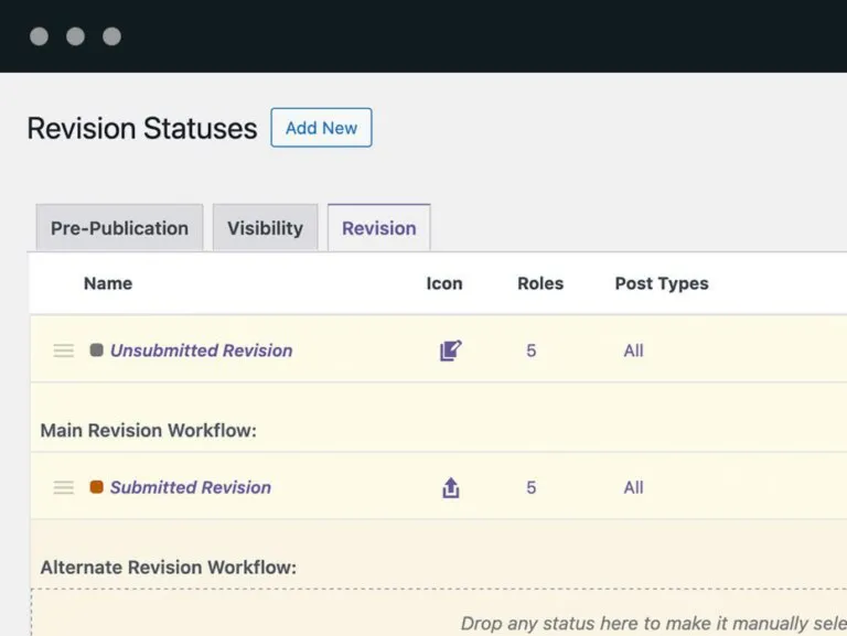 PublishPress Statuses Pro — плагин статусов WordPress