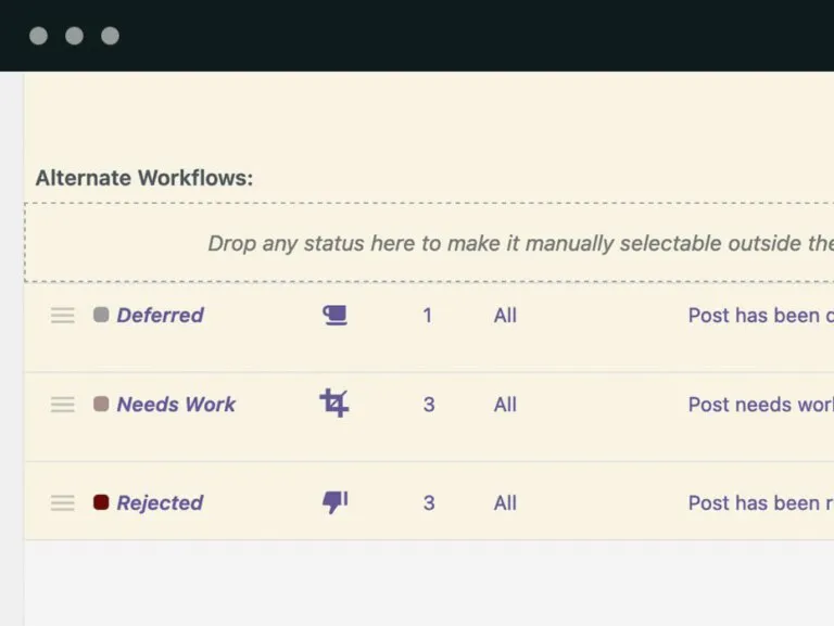 PublishPress Statuses Pro — плагин статусов WordPress