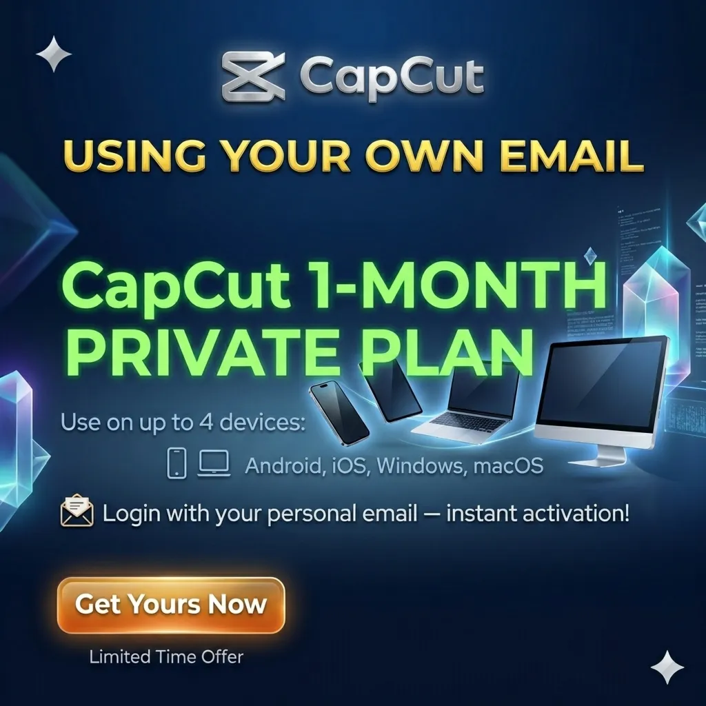 CapCut Pro 1 месяц | Личная подписка — Моментальная доставка - irongamers.ru