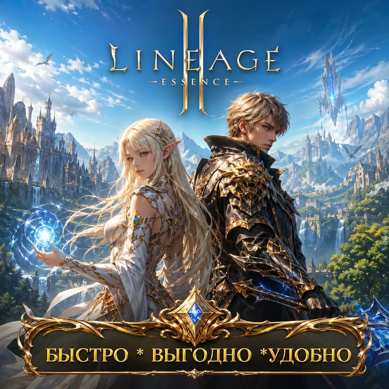 La 2 Essence RU/EU Адена БЫСТРАЯ ДОСТАВКА