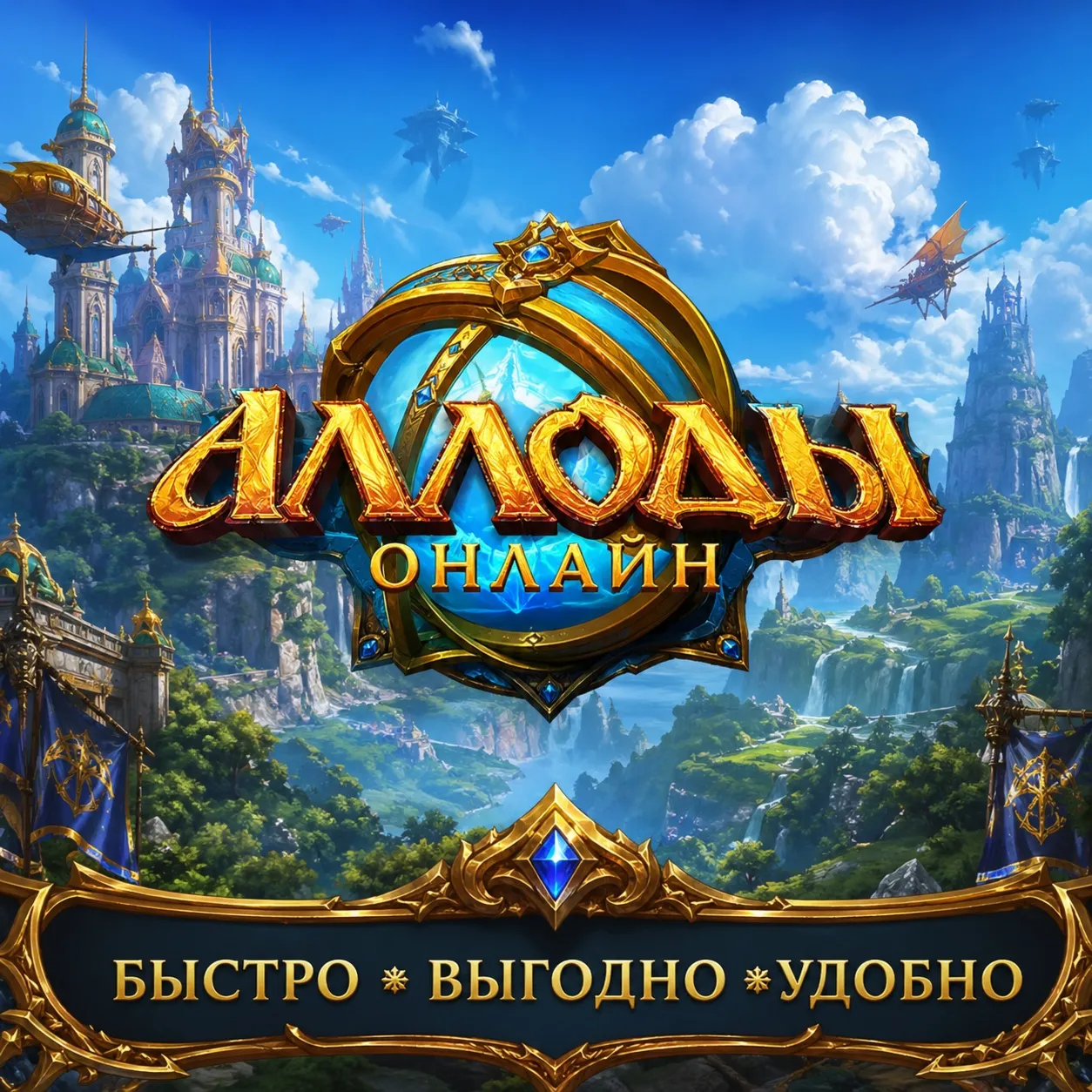 Аллоды Онлайн RU Золото БЫСТРАЯ ДОСТАВКА