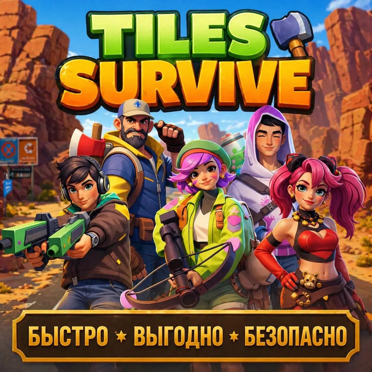 TILES SURVIVE ПУТЕВЫЕ ТОЧКИ БЫСТРАЯ ДОСТАВКА