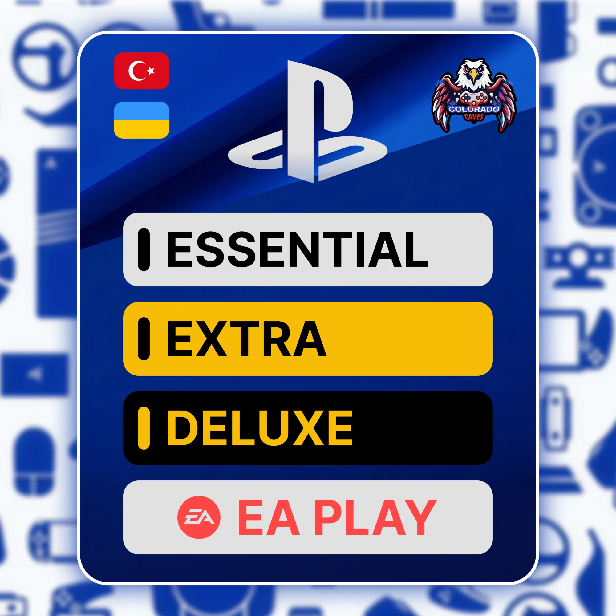PS PLUS DELUXE EXTRA ESSENTIAL EA PLAY | 1-12 МЕСЯЦЕВ - irongamers.ru