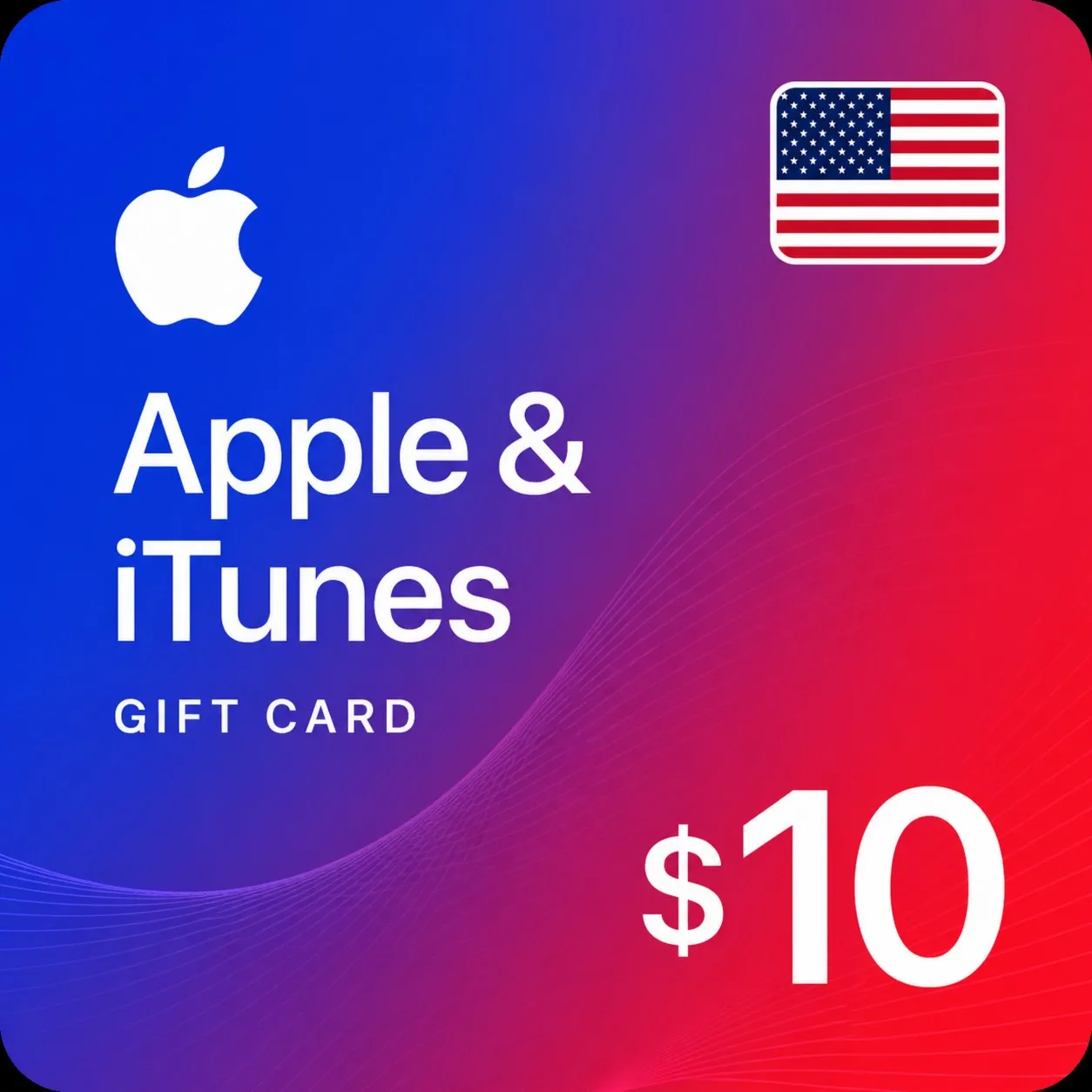 🍎 Подарочная карта Apple iTunes (USA) $10
