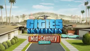 Cities: Skylines - Content Creator Pack: Mid-Century Modern (DLC) (PC) Steam Key GLOB
