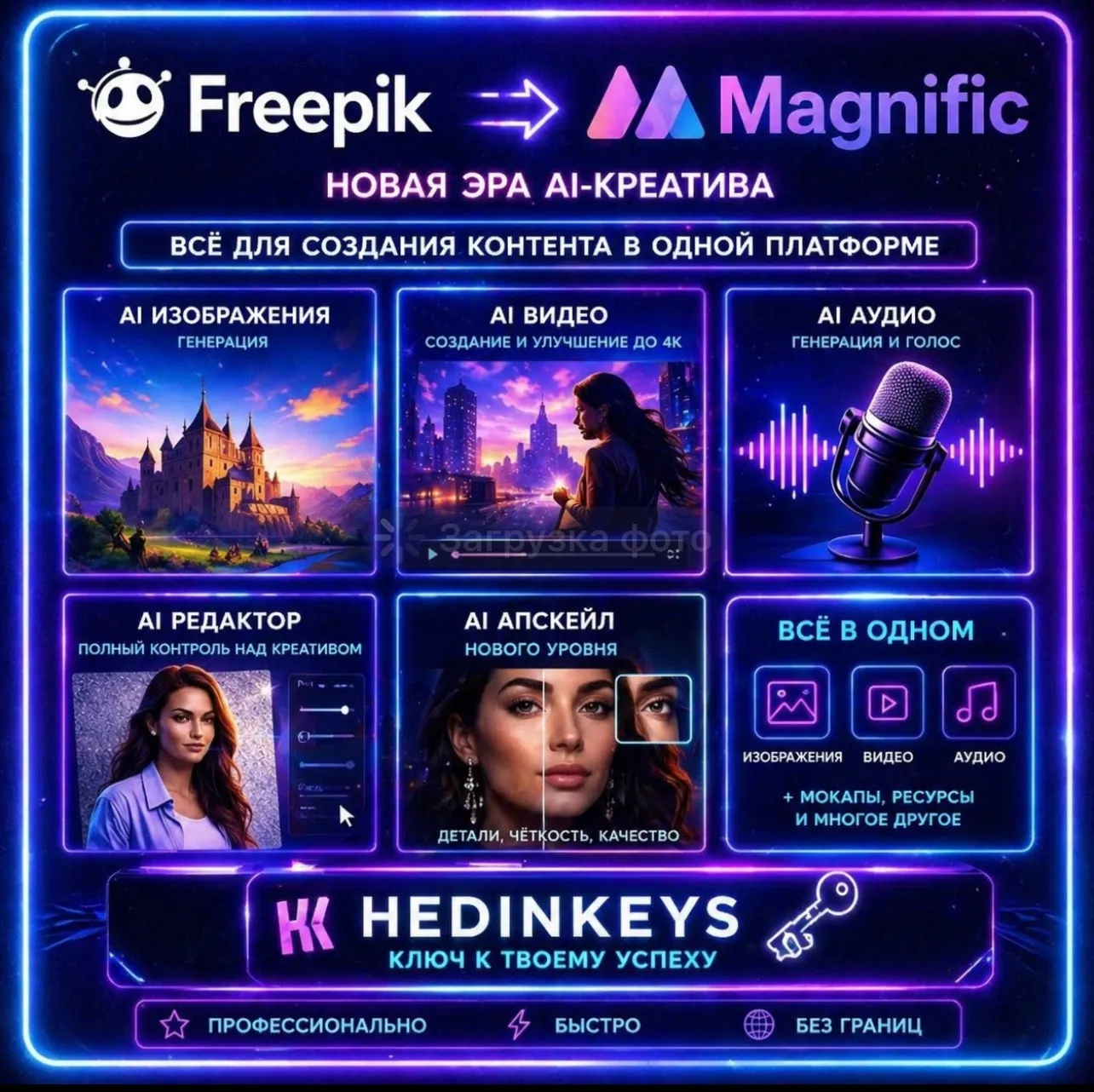 Freepik | Magnific официально на ваш аккаунт