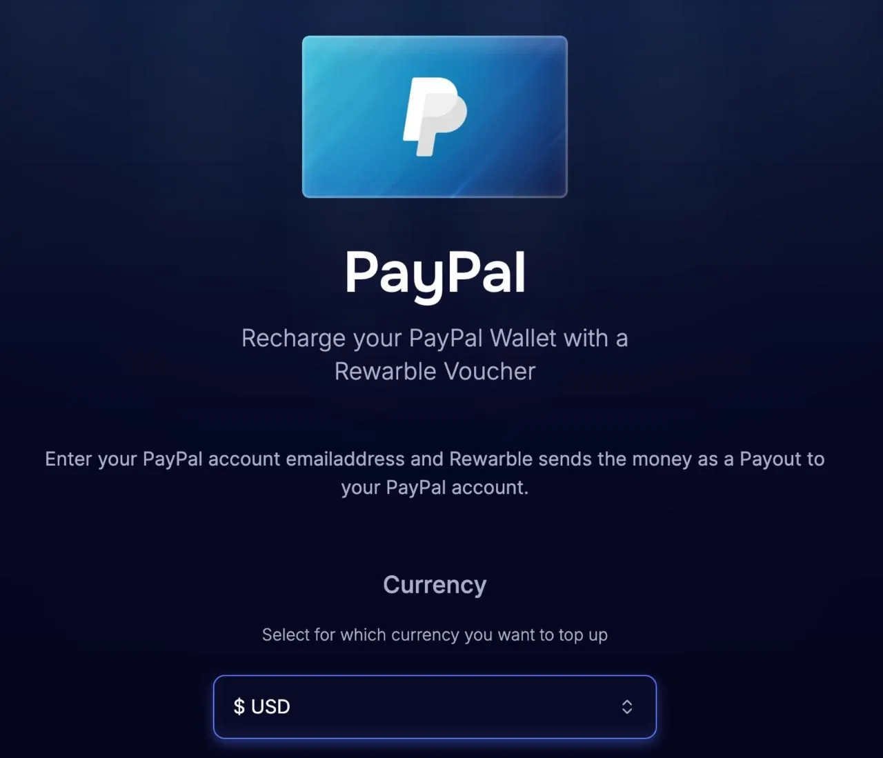 PAYPAL 5-500 USD / ВАУЧЕР REWARBLE / ПОПОЛНЕНИЕ PAYPAL / ГАРАНТИЯ