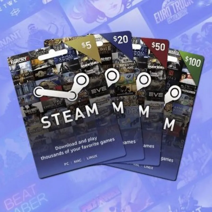 Steam Wallet Card $5 (Весь Мир)