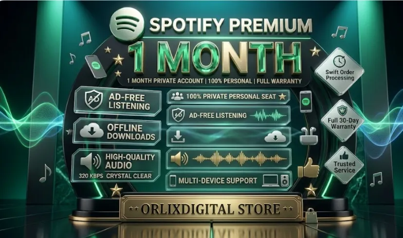Spotify Premium | 1 Month Private Account | 100% Personal | Full Warranty