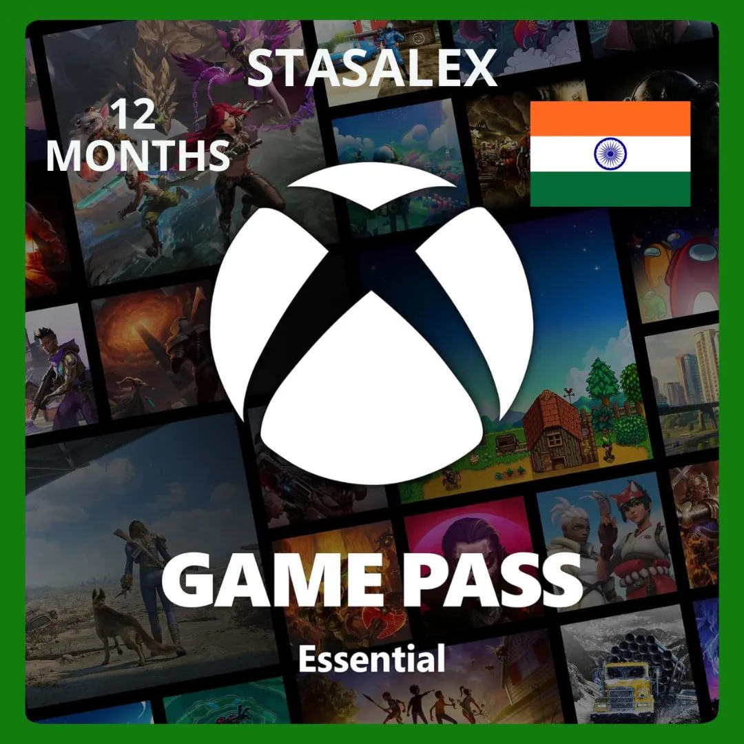 XBOX GAME PASS ESSENTIAL 12 МЕСЯЦЕВ КЛЮЧ (ИНДИЯ) - irongamers.ru
