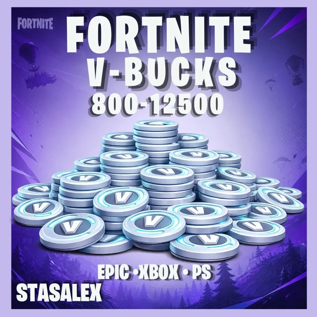 FORTNITE V-BUCKS 800–12500 ЧЕРЕЗ EPIC GAMES | XBOX / PS | БЫСТРО ЛЮБОЙ АККАУНТ - irongamers.ru