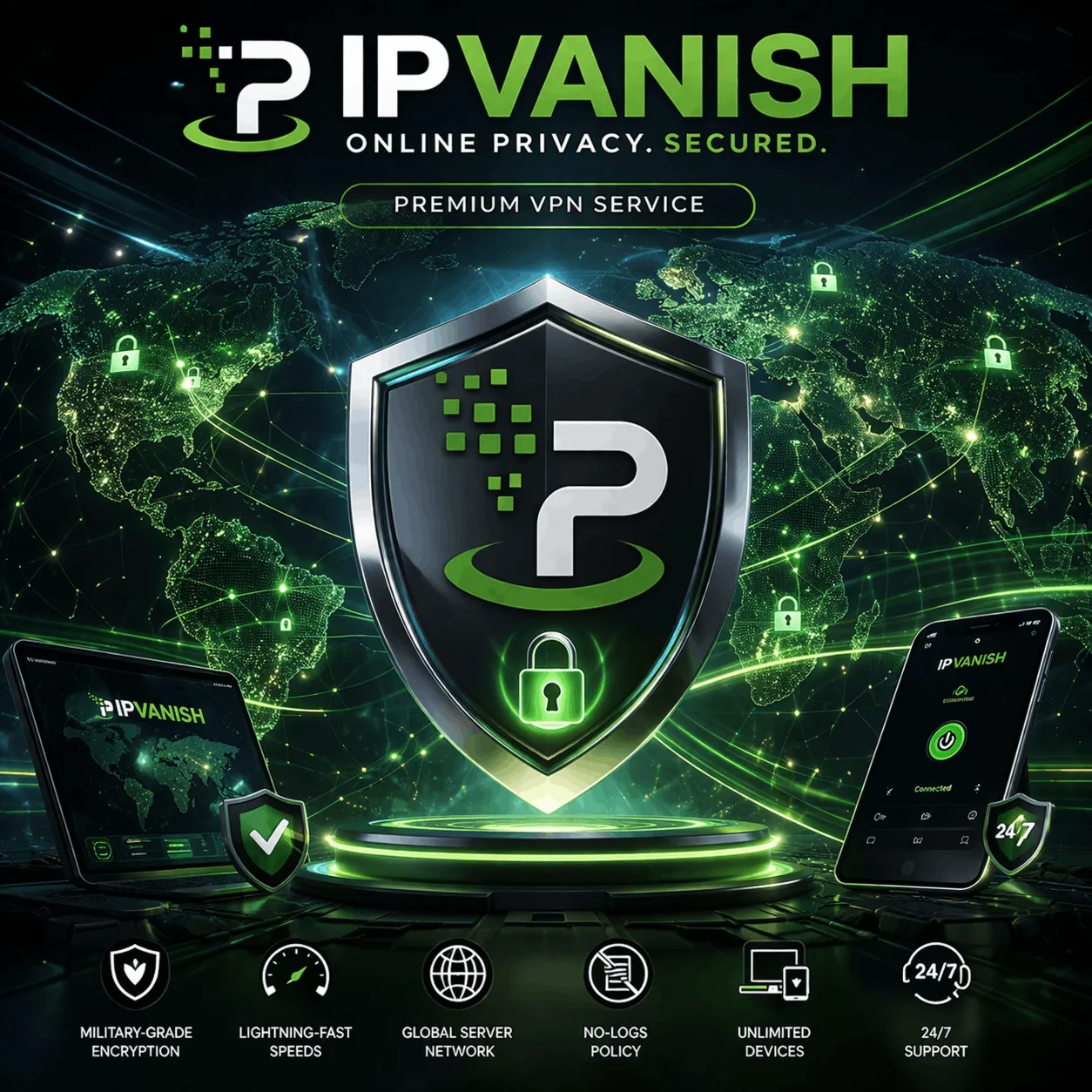 IPVanish VPN На 3/6/9/12/18/24 месяцев | Безлимит трафик - irongamers.ru